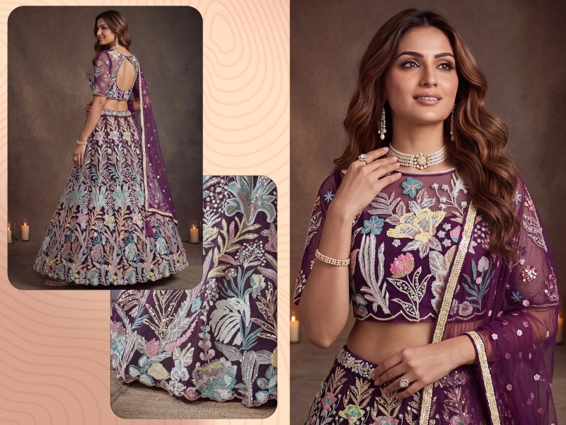 Zeel Vol 38 Soft Net Sequins Embroidery Work Designer Lehenga
